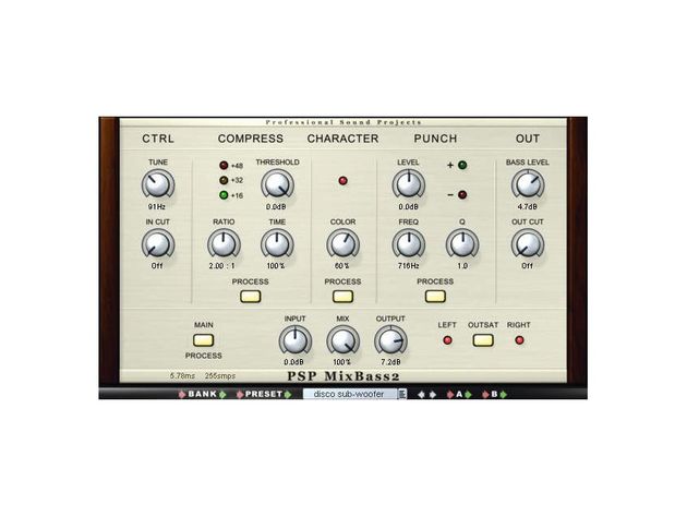 PSP Audioware MixBass2 Add some analogue punch with MixBass2.